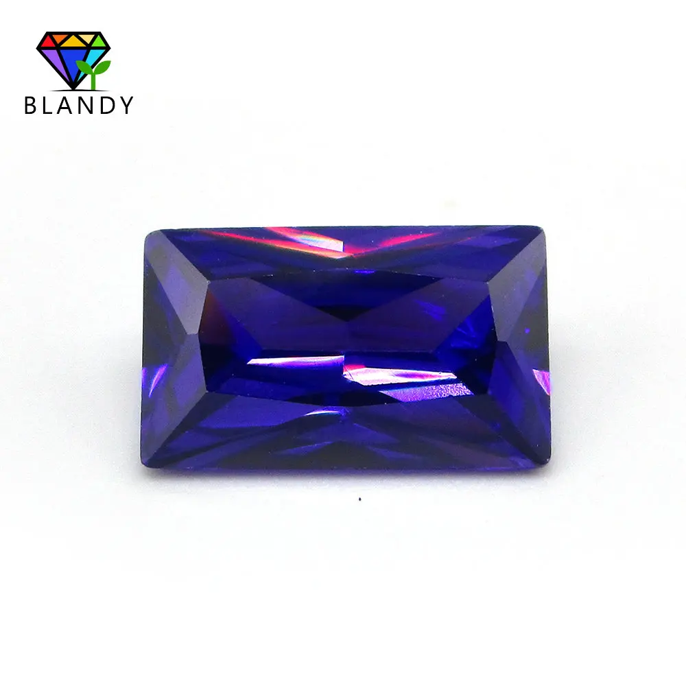 High Quality Violet CZ Stone 2x3mm~13x18mm Rectangle Shape Purple Cubic Zirconia Stone Synthetic Gems For Jewelry
High Quality Violet CZ Stone 2x3mm~13x18mm Rectangle Shape Purple Cubic Zirconia Stone Synthetic Gems For Jewelry