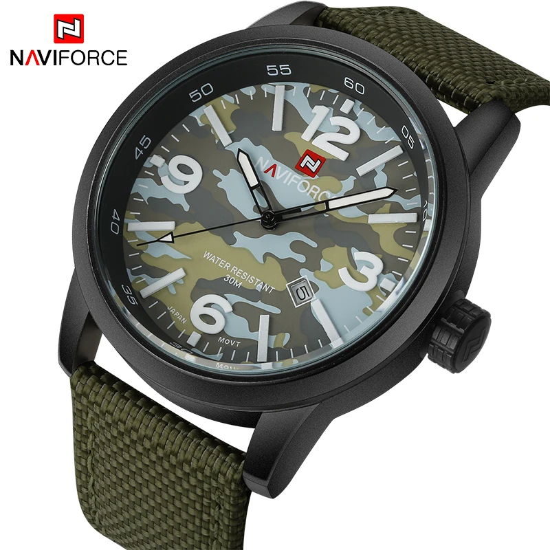 2017 New Luxury Brand NAVIFORCE Men Army Military Watches Men's Quartz Clock Male Fashion Sports Wrist Watch Relogio Masculino
2017 New Luxury Brand NAVIFORCE Men Army Military Watches Men's Quartz Clock Male Fashion Sports Wrist Watch Relogio Masculino