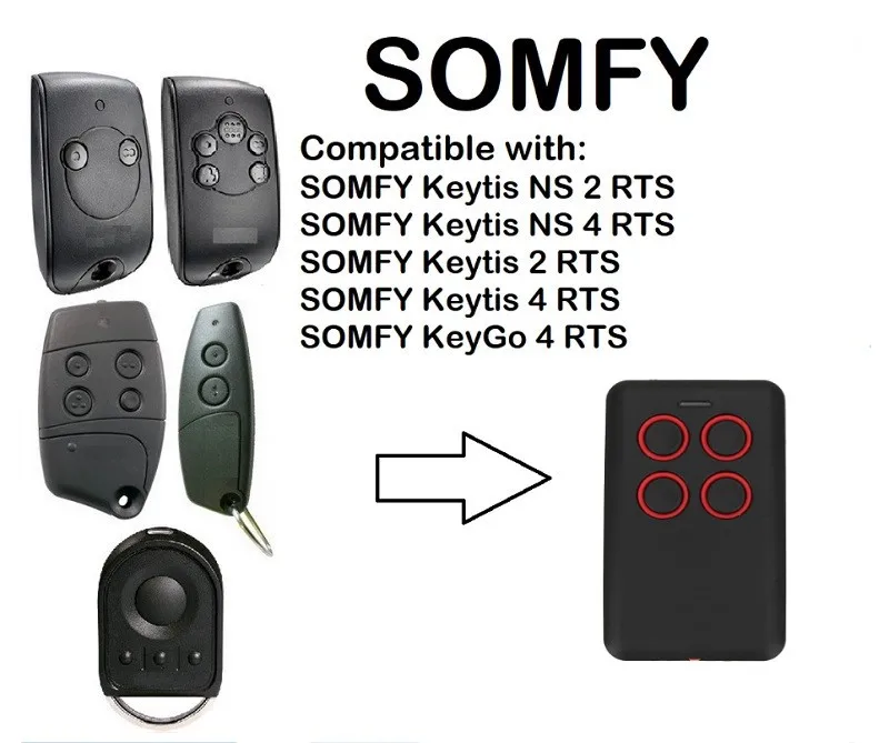 SOMFY Telis 1 MODULIS RTS/SOMFY Telis 4 MODULIS RTS/SOMFY Telis 1 MODULIS Soliris RTS remote control 433,42Mhz rolling code
SOMFY Telis 1 MODULIS RTS/SOMFY Telis 4 MODULIS RTS/SOMFY Telis 1 MODULIS Soliris RTS remote control 433,42Mhz rolling code