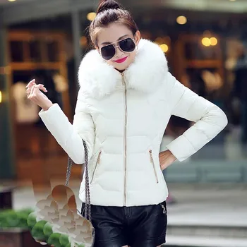 6 Colors 2018 Autumn Women Faux Fur Collar Hooded Parkas Coat Warm Short Parkas Jacket Outerwear Solid Slim Jacket
6 Colors 2018 Autumn Women Faux Fur Collar Hooded Parkas Coat Warm Short Parkas Jacket Outerwear Solid Slim Jacket