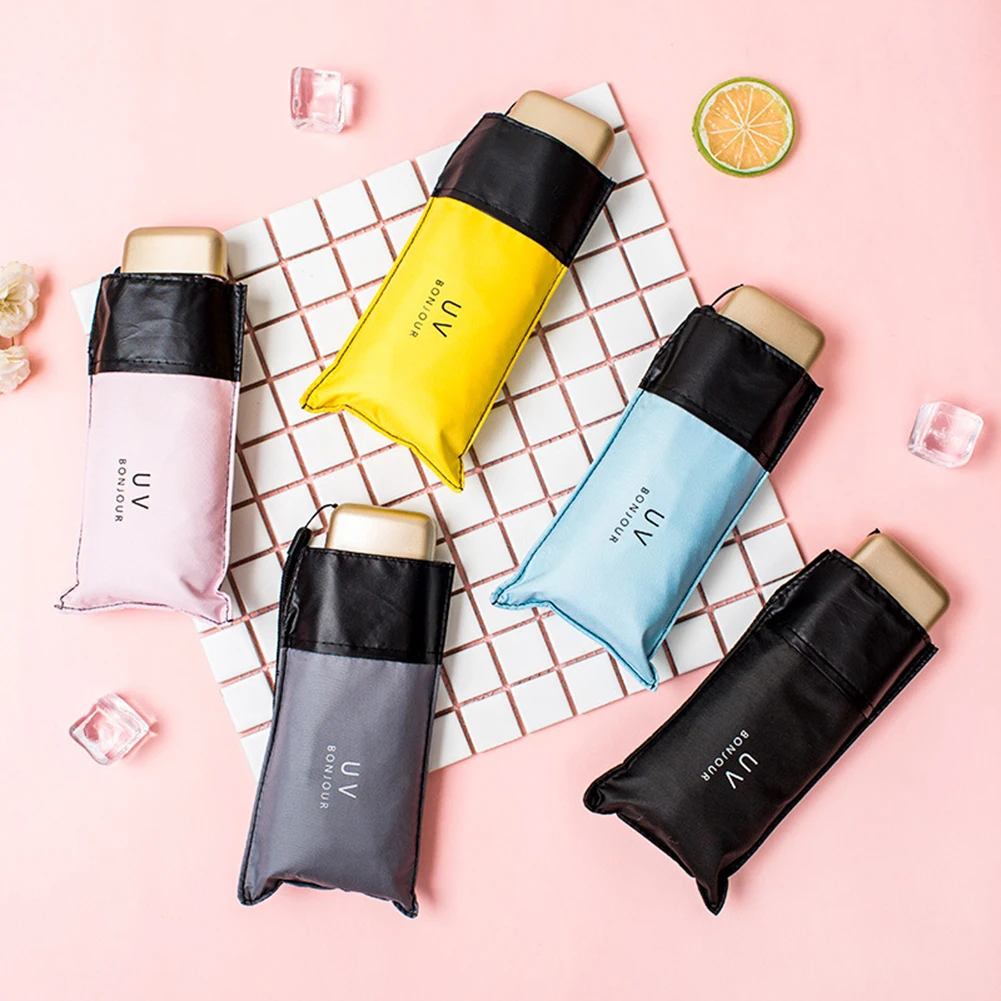 New Anti-UV Pocket Umbrella Windproof 5 Folding Sun Umbrellas Sunscreen Parasol High quality
New Anti-UV Pocket Umbrella Windproof 5 Folding Sun Umbrellas Sunscreen Parasol High quality