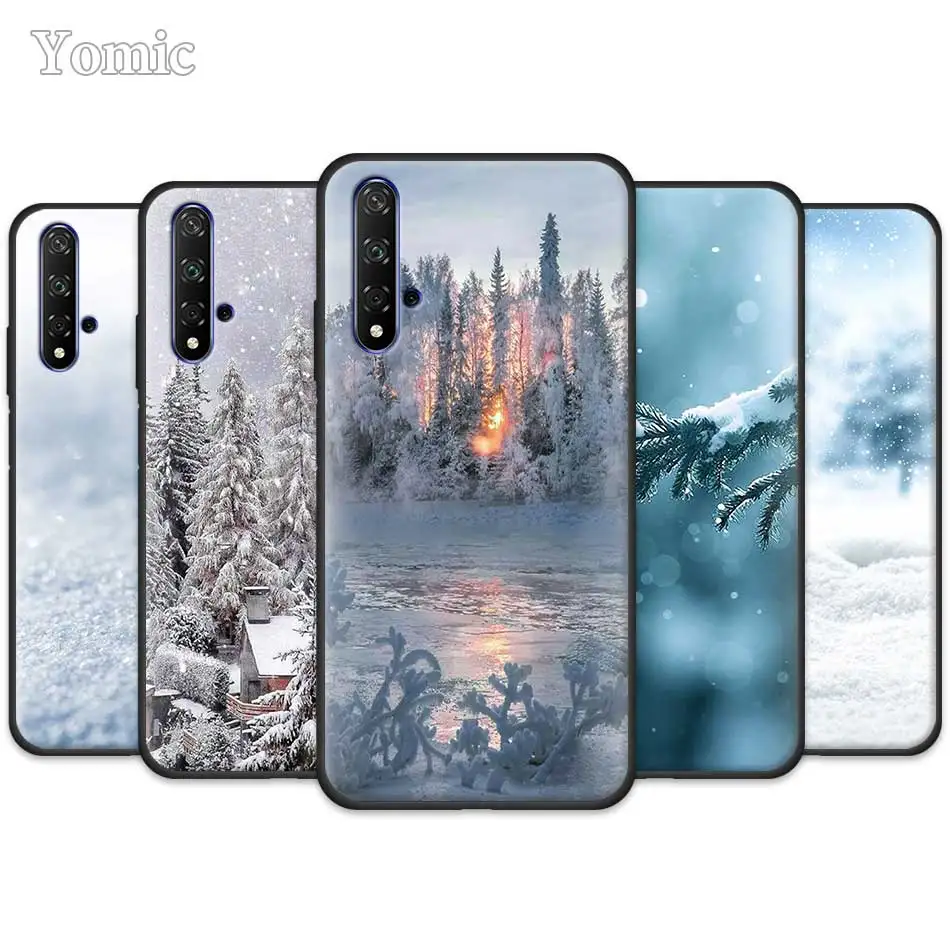 Landscape Winter Light Snow Black Silicone Cases for Huawei Honor Y5 Y6 Y7 Y9 2019 Y9 P30 Pro Honor 20 Pro Phone Case Cover
Landscape Winter Light Snow Black Silicone Cases for Huawei Honor Y5 Y6 Y7 Y9 2019 Y9 P30 Pro Honor 20 Pro Phone Case Cover