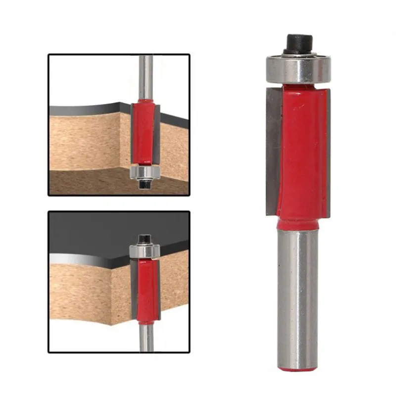 1/4 Shank Flush Trim Straight Router Bit Set Wood Cutter End Bearing For Woodworking Cutting Tool Endmill Milling Cutter
1/4 Shank Flush Trim Straight Router Bit Set Wood Cutter End Bearing For Woodworking Cutting Tool Endmill Milling Cutter