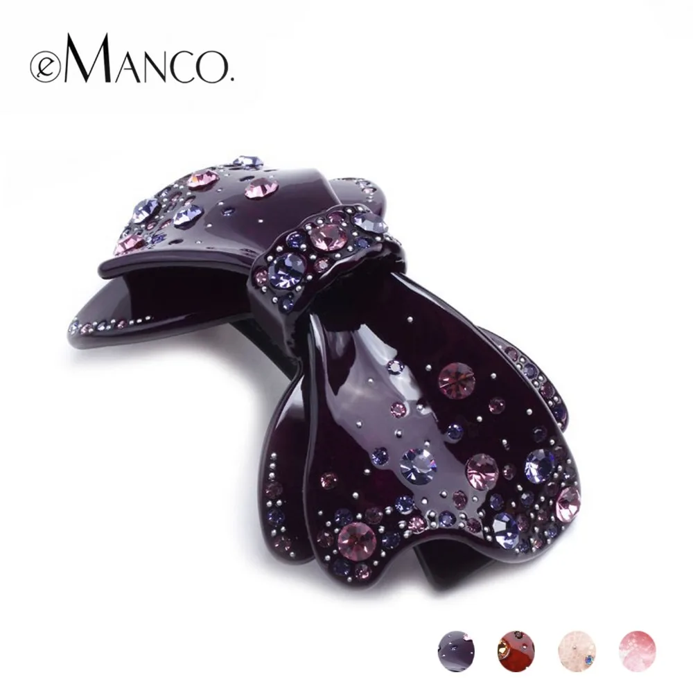 eManco 2018 New fashion Resin Bowknot Hairgrips for Women Brand Elegant Charming crystal Inlaid Cute Hair Accessories
eManco 2018 New fashion Resin Bowknot Hairgrips for Women Brand Elegant Charming crystal Inlaid Cute Hair Accessories