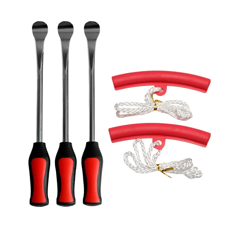 5pcs Car Tire Change Tool Set Dismounting Mounting Tire Kit Tyre Spoon Lever Tools Rim Protector Sheaths For Motorcycle Car Bike
5pcs Car Tire Change Tool Set Dismounting Mounting Tire Kit Tyre Spoon Lever Tools Rim Protector Sheaths For Motorcycle Car Bike