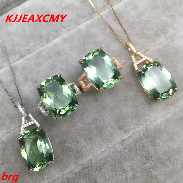 KJJEAXCMY Fine jewelry 925 sterling silver plated white gold ring +pendant deep amethyst necklace set ladies two-piece suit
KJJEAXCMY Fine jewelry 925 sterling silver plated white gold ring +pendant deep amethyst necklace set ladies two-piece suit