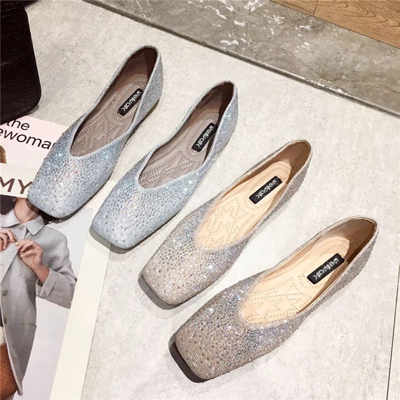 Wellwalk Women Summer Ballerinas Ladies Flat Shoes Square Toe Flash Simple Design Female Foldable Casual Slip On Shoes
Wellwalk Women Summer Ballerinas Ladies Flat Shoes Square Toe Flash Simple Design Female Foldable Casual Slip On Shoes