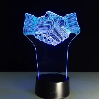 7 Color Shake Hands Office Desk Decor Atmosphere 3d Illusion Lamp For Friend Gift 3D Night Light Remote Touch sensor light
7 Color Shake Hands Office Desk Decor Atmosphere 3d Illusion Lamp For Friend Gift 3D Night Light Remote Touch sensor light