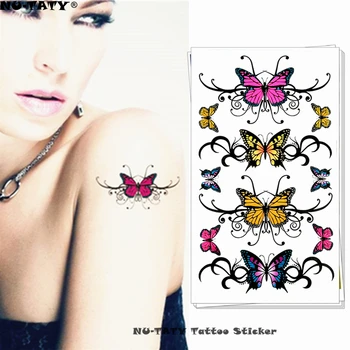 Nu-TATY Sexy four butterfly Temporary Tattoo Body Art Arm Flash Tattoo Stickers 17*10cm Waterproof Henna Painless Tattoo Sticker
Nu-TATY Sexy four butterfly Temporary Tattoo Body Art Arm Flash Tattoo Stickers 17*10cm Waterproof Henna Painless Tattoo Sticker