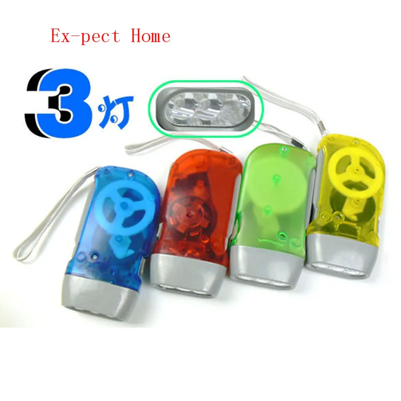 by dhl or ems 100 pcs 3 LED Dynamo Flashlight Hand-pressing Crank No Battery Torch
by dhl or ems 100 pcs 3 LED Dynamo Flashlight Hand-pressing Crank No Battery Torch
