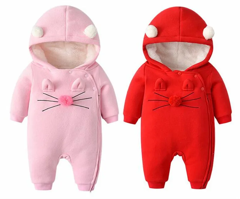 Baby Winter Romper Infant Girls Boys Clothing Toddler Jumpsuit Cute Cat Cotton Clothes Outerwear
Baby Winter Romper Infant Girls Boys Clothing Toddler Jumpsuit Cute Cat Cotton Clothes Outerwear