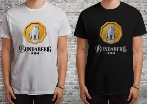 2 SIDE Bundy Bundaberg Logo Black Or White Tshirt T-shirt Shirts2018 New Men tee
2 SIDE Bundy Bundaberg Logo Black Or White Tshirt T-shirt Shirts2018 New Men tee