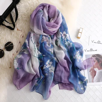 RUNMEIFA Luxury Brand 2019 New Fashion Spring Silk Scarf For Women/Ladies Flower Printing Long Wraps and Shawls Female Foulard
RUNMEIFA Luxury Brand 2019 New Fashion Spring Silk Scarf For Women/Ladies Flower Printing Long Wraps and Shawls Female Foulard