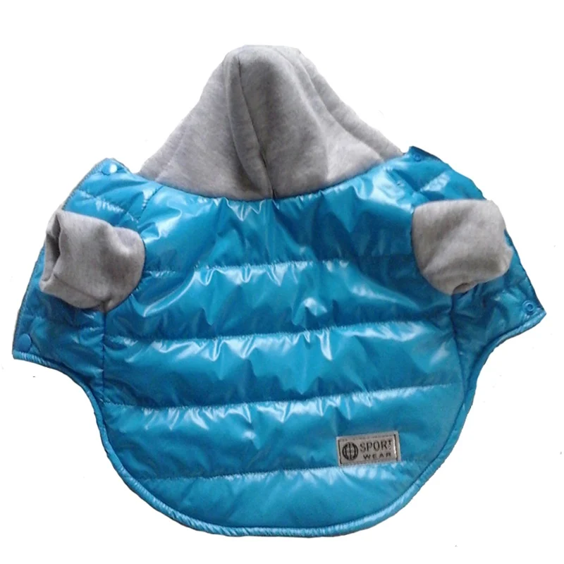 Image 5 Colors Winter Pet Dog Jacket Coat Thickening Warm Puppy Dog Clothes With Hood Size New