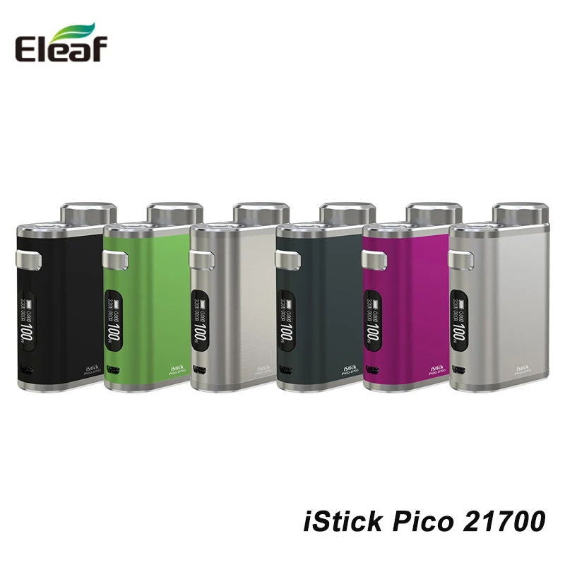 Original Eleaf iStick Pico 21700 100W Box Mod Vape Support ELLO Tank RDA RTA RDTA E Cigarette Mod Powered by 21700/18650 Cell
Original Eleaf iStick Pico 21700 100W Box Mod Vape Support ELLO Tank RDA RTA RDTA E Cigarette Mod Powered by 21700/18650 Cell
