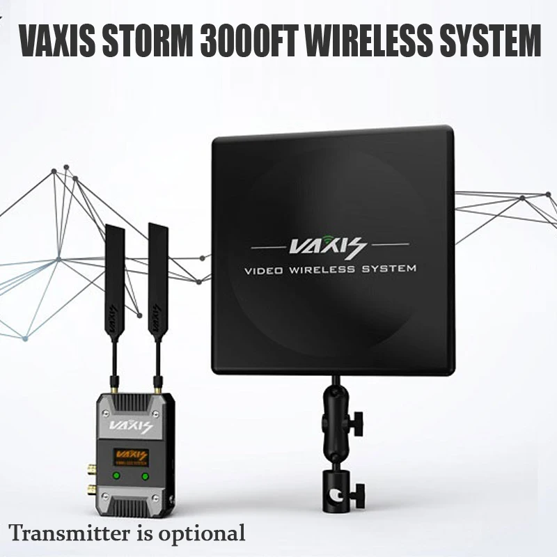 VAXIS STORM 3000FT Camera SDI HDMI Wireless HD Video Transmission System
VAXIS STORM 3000FT Camera SDI HDMI Wireless HD Video Transmission System
