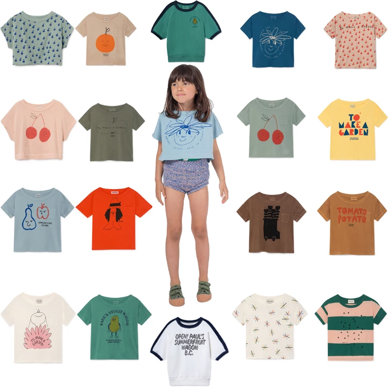 Boys and Girls Summer T Shirt Clothing Bobo Choses Girls Tops Toddlers Cotton Short Sleeve T Shirt for Kids Children Clothes
Boys and Girls Summer T Shirt Clothing Bobo Choses Girls Tops Toddlers Cotton Short Sleeve T Shirt for Kids Children Clothes