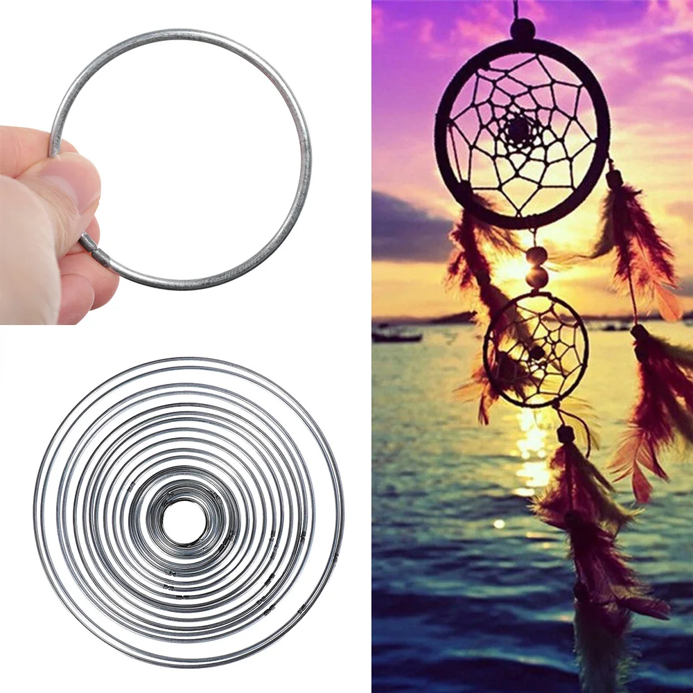 1Pc Multi-Size Dreamcatcher Ring Craft Hoop Metallic Round Good Welded Dream Catcher Home Hanging Decor DIY Accessories
1Pc Multi-Size Dreamcatcher Ring Craft Hoop Metallic Round Good Welded Dream Catcher Home Hanging Decor DIY Accessories