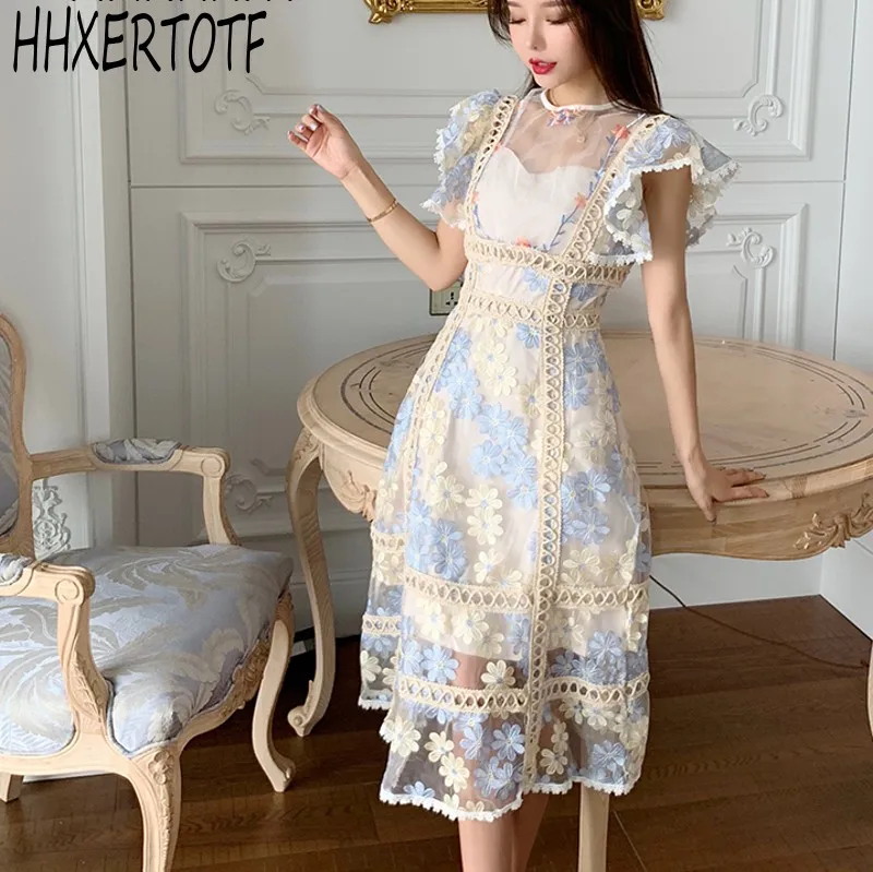 2019 summer High-End Custom Flowers Embroidery Dresses Fashion Runway Style Lace Dress
2019 summer High-End Custom Flowers Embroidery Dresses Fashion Runway Style Lace Dress