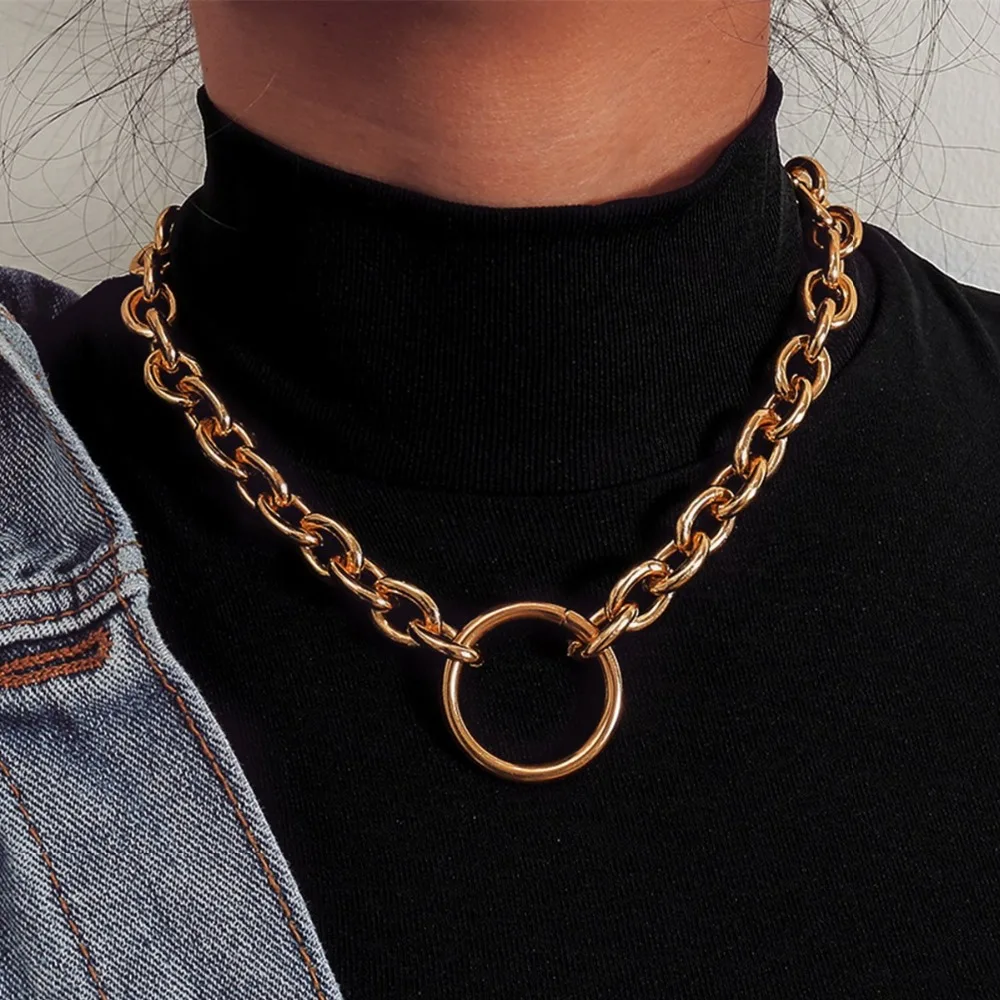 DIEZI Vintage Punk Choker Chain Necklace For Women 2019 New Gold Silver Short Statement Necklace For Girls Jewelry
DIEZI Vintage Punk Choker Chain Necklace For Women 2019 New Gold Silver Short Statement Necklace For Girls Jewelry