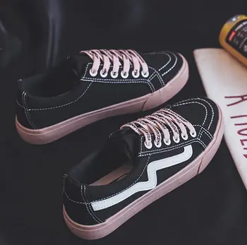 Women Shoes Nice Summer New Flats Canvas Shoes For Women Vulcanize Shoes Casual lace-up Platform Sneakers Femmes Chaussures
Women Shoes Nice Summer New Flats Canvas Shoes For Women Vulcanize Shoes Casual lace-up Platform Sneakers Femmes Chaussures
