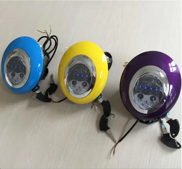 battery level indicator+power lock+frontlight for electric bike scooter MTB tricycle 24-60v led lamp gauge
battery level indicator+power lock+frontlight for electric bike scooter MTB tricycle 24-60v led lamp gauge