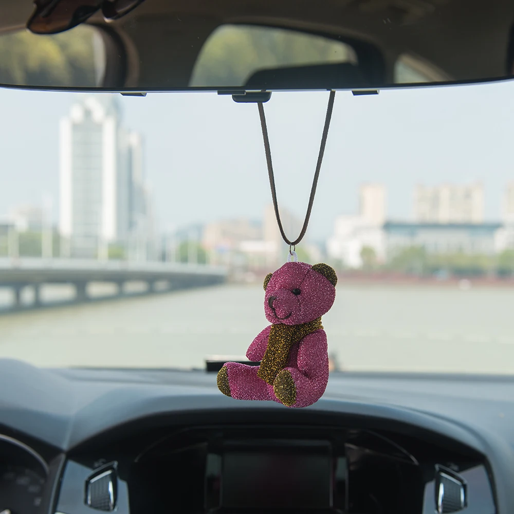 Car Pendant Sparkling cute scarf bear Charms Hanging hoiday Gifts Home Decoration Ornaments Automobiles Rear View Mirror styling
Car Pendant Sparkling cute scarf bear Charms Hanging hoiday Gifts Home Decoration Ornaments Automobiles Rear View Mirror styling