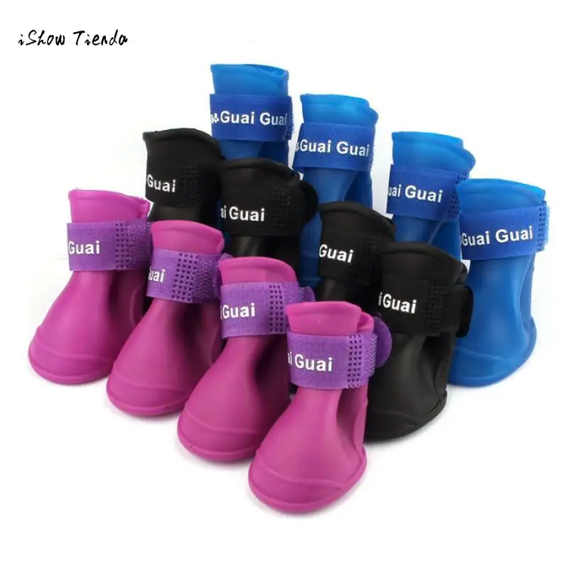 ISHOWTIENDA 4PCS L M S Fashion Dog Waterproof Rubber Rain Shoes Candy Colors Boots Pet Booties High Quality Pet Rain Shoes
ISHOWTIENDA 4PCS L M S Fashion Dog Waterproof Rubber Rain Shoes Candy Colors Boots Pet Booties High Quality Pet Rain Shoes