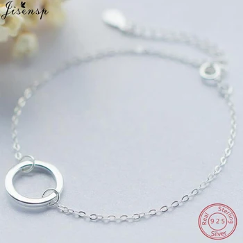 Jisensp Trendy 925 Sterling Silver Round Circle Chain Link Bracelets for Women Geometric Karma Bracelet Bangles Charm Jewelry
Jisensp Trendy 925 Sterling Silver Round Circle Chain Link Bracelets for Women Geometric Karma Bracelet Bangles Charm Jewelry