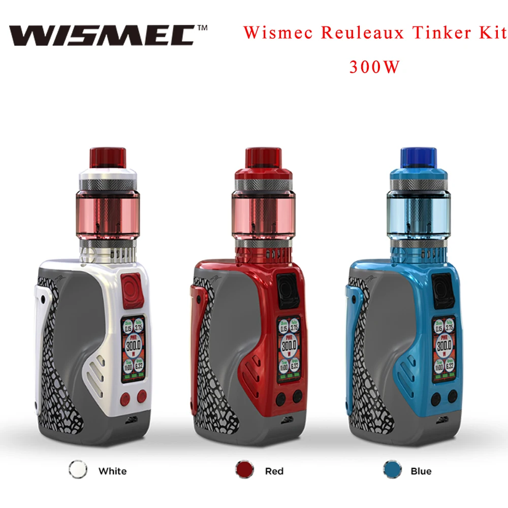 Original Vape Wismec Reuleaux Tinker kit with Column 300W Mod by Triple 18650 Box Mod Fit WL01 Coil Electronic Cigarette kits
Original Vape Wismec Reuleaux Tinker kit with Column 300W Mod by Triple 18650 Box Mod Fit WL01 Coil Electronic Cigarette kits