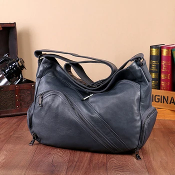 2019 New Genuine Leather Big Women Handbag Female Crossbody Bag Summer Girls Shoulder Bags Messenger Bag Cowhide blue
2019 New Genuine Leather Big Women Handbag Female Crossbody Bag Summer Girls Shoulder Bags Messenger Bag Cowhide blue