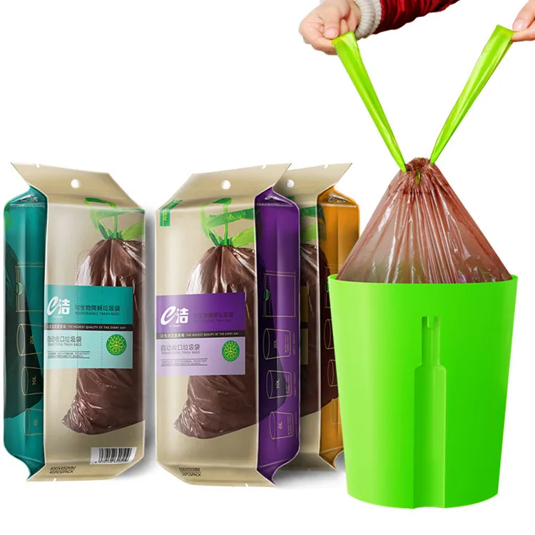 Draw String Strong Disposable ECO Trash Bag big roll plastic Garbage bag with packing dog poop reusable bags HDPE+ECM
Draw String Strong Disposable ECO Trash Bag big roll plastic Garbage bag with packing dog poop reusable bags HDPE+ECM