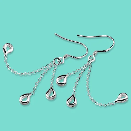 women's 925 sterling silver earrings Design of noble water droplets Solid silver earring female charm jewelry birthday present
women's 925 sterling silver earrings Design of noble water droplets Solid silver earring female charm jewelry birthday present