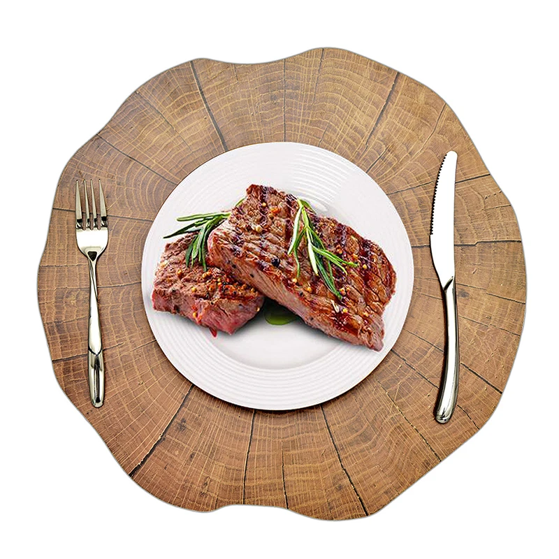 2pcs PVC Wood Pattern Table Setting Placement Food Mats Dining Pad Tea Cup Bowl Pot Holder Heat Proof Mat Christmas Kitchen
2pcs PVC Wood Pattern Table Setting Placement Food Mats Dining Pad Tea Cup Bowl Pot Holder Heat Proof Mat Christmas Kitchen