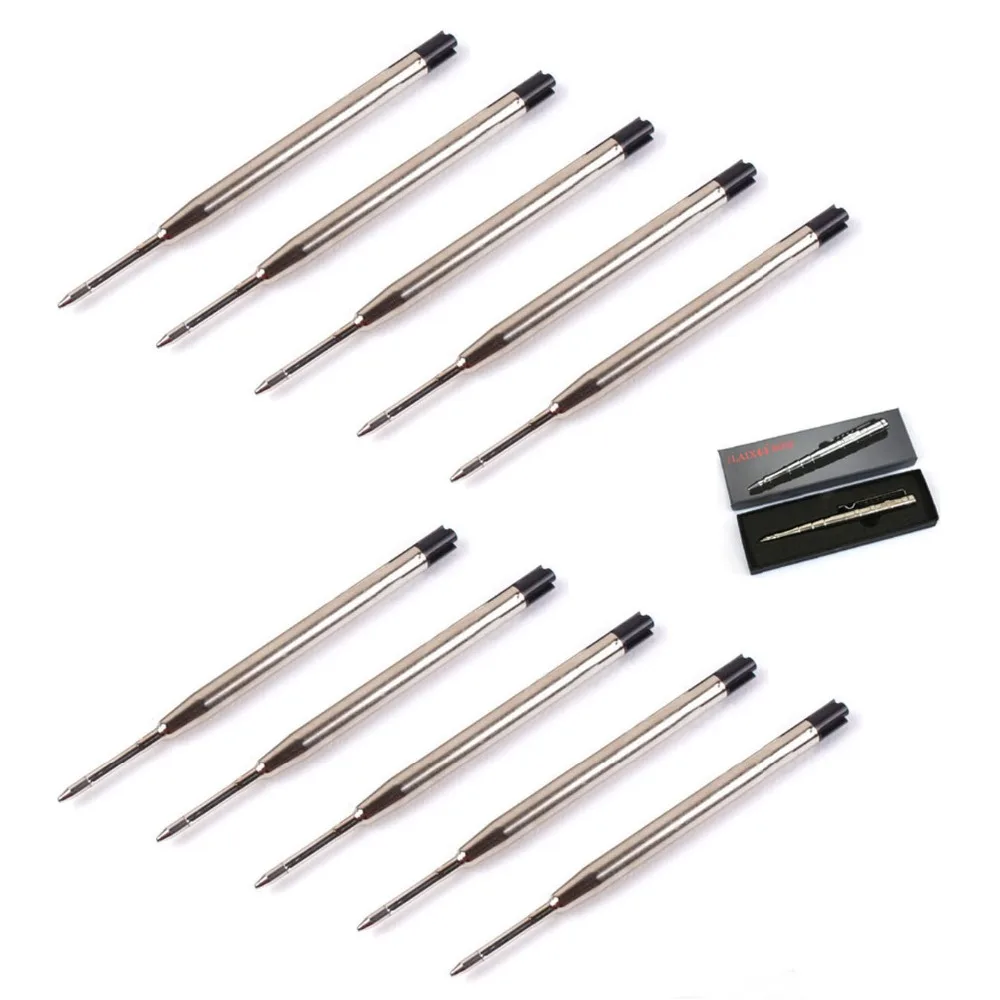 Lot 10pcs Replacement Ballpoint Pen Refills for LAIX B2 B7 B008 B009 Aviation Aluminum Tactical Self-Defence Pen
Lot 10pcs Replacement Ballpoint Pen Refills for LAIX B2 B7 B008 B009 Aviation Aluminum Tactical Self-Defence Pen