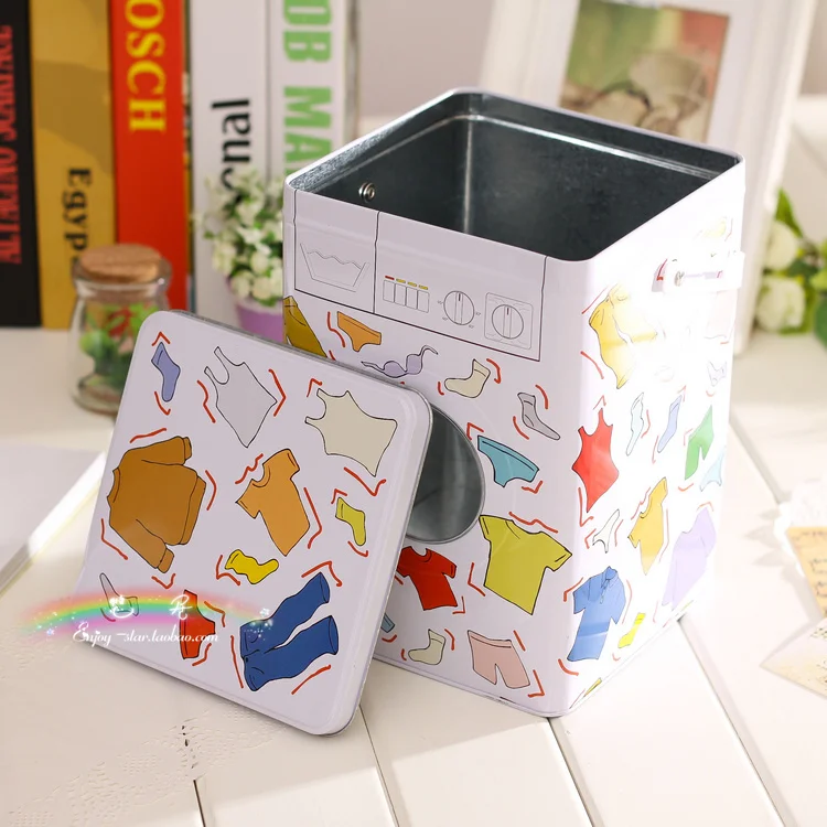 Washing machine design Iron Storage Case with Handle Metal Sundries Container Washing Room Storage Box Gift case with window
Washing machine design Iron Storage Case with Handle Metal Sundries Container Washing Room Storage Box Gift case with window