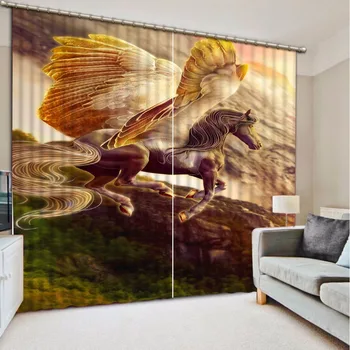 Photo Customize size 3D Curtain Pegasus Blackout Shade Window Curtains Bathroom Curtain Curtains For Bedroom
Photo Customize size 3D Curtain Pegasus Blackout Shade Window Curtains Bathroom Curtain Curtains For Bedroom
