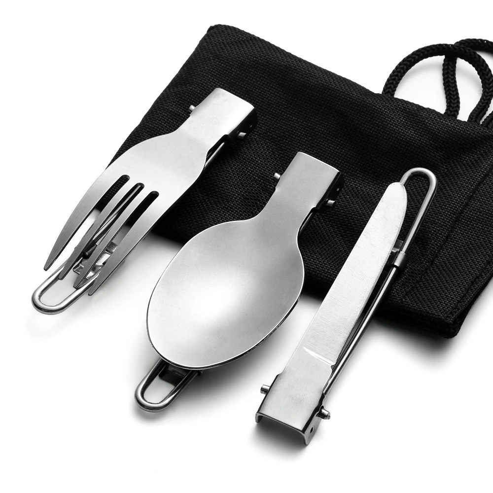 1 Set New Portable Silver Folding Metal Fork Scoop Knife Dinnerware Camping Picnic Cutlery Outdoor Home & Kitchen Tools
1 Set New Portable Silver Folding Metal Fork Scoop Knife Dinnerware Camping Picnic Cutlery Outdoor Home & Kitchen Tools