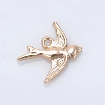 20PCS 16.5x17MM 24K Champagne Gold Color Plated Brass Swallow Charms Pendants High Quality Diy Jewelry Accessories 
20PCS 16.5x17MM 24K Champagne Gold Color Plated Brass Swallow Charms Pendants High Quality Diy Jewelry Accessories