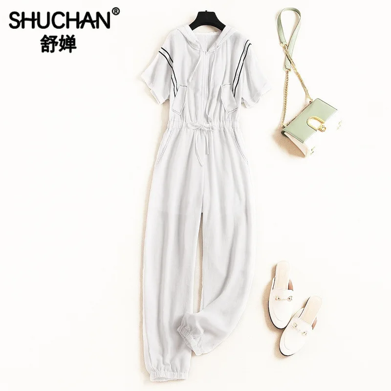 Shuchan Women Jumpsuit Casual Solid Overalls for Women Romper Summer 2019 Korean Fashion Women Designer Clothing 11698
Shuchan Women Jumpsuit Casual Solid Overalls for Women Romper Summer 2019 Korean Fashion Women Designer Clothing 11698