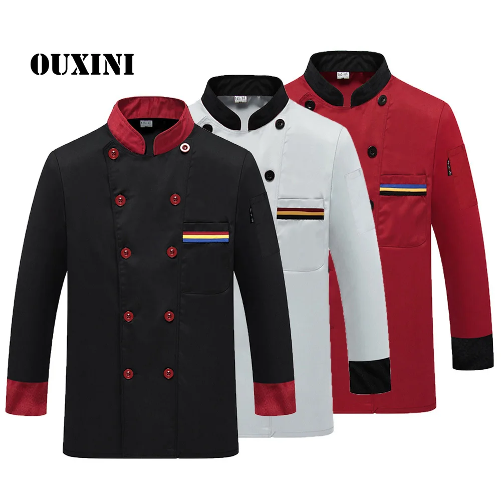 new Wholesale Chef Uniform Unisex Restaurant Kitchen Breathable Double Breasted Shirt Chef Jacket work clothes for men
new Wholesale Chef Uniform Unisex Restaurant Kitchen Breathable Double Breasted Shirt Chef Jacket work clothes for men