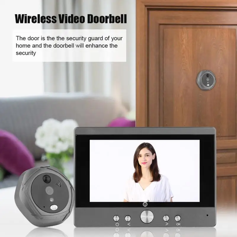 5 Inch Wifi Wireless timbre inalambrico Doorbell Digital Intercom Doorbell Viewer Home Security Door Bell deurbel
5 Inch Wifi Wireless timbre inalambrico Doorbell Digital Intercom Doorbell Viewer Home Security Door Bell deurbel