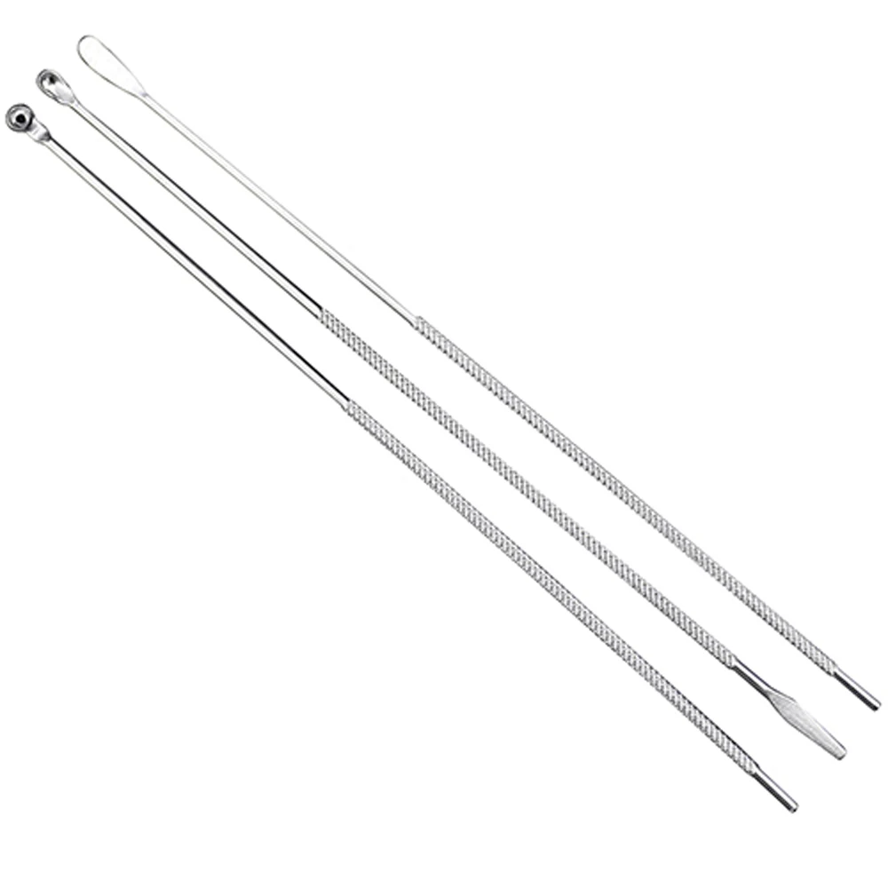 3Pcs/Set Stainless Steel Ear Pick Wax Curette Remover Ear Scoop Spoon Clean Tool Makeup Tools
3Pcs/Set Stainless Steel Ear Pick Wax Curette Remover Ear Scoop Spoon Clean Tool Makeup Tools