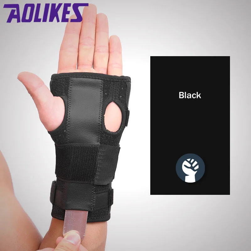 1Pcs Left Right Hand Removable Adjust Metal Bracers Wrist Support Splint Fractures Carpal Tunnel Sprain Hand Sport Wristbands
1Pcs Left Right Hand Removable Adjust Metal Bracers Wrist Support Splint Fractures Carpal Tunnel Sprain Hand Sport Wristbands