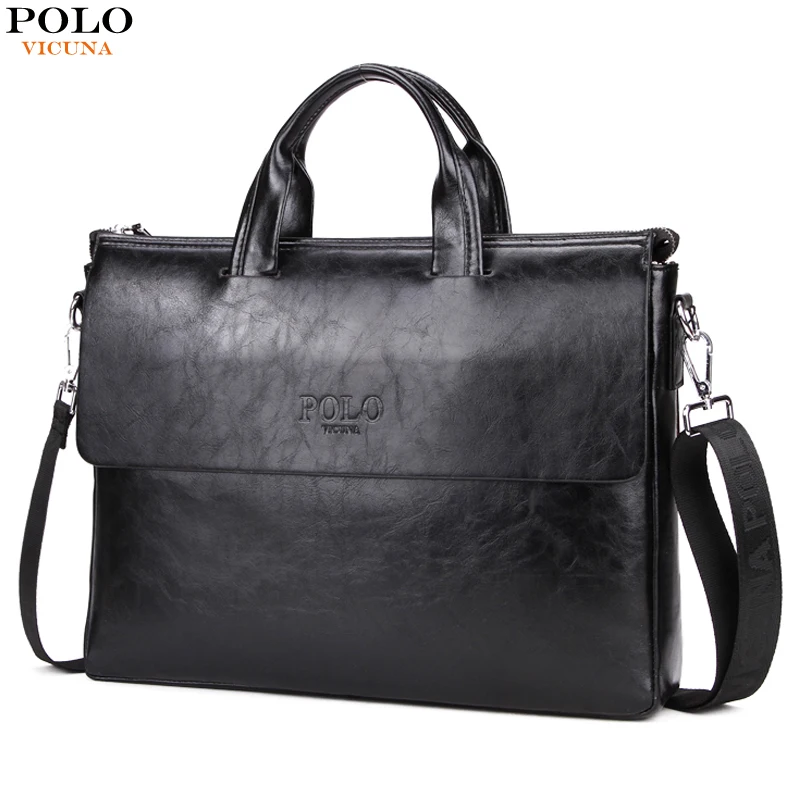 VICUNA POLO Fashion Newest Mens Business Laptop Bag Cover Design Men Leather Briefcase Large Capacity Shoulder Bag Man Handbag
VICUNA POLO Fashion Newest Mens Business Laptop Bag Cover Design Men Leather Briefcase Large Capacity Shoulder Bag Man Handbag