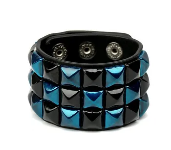 High Quality Synthesis Leather Wide Cuff Bangle Male Color Metal Square Studded Rivet Hand Wrap Bracelets Wristband Punk Jewelry
High Quality Synthesis Leather Wide Cuff Bangle Male Color Metal Square Studded Rivet Hand Wrap Bracelets Wristband Punk Jewelry