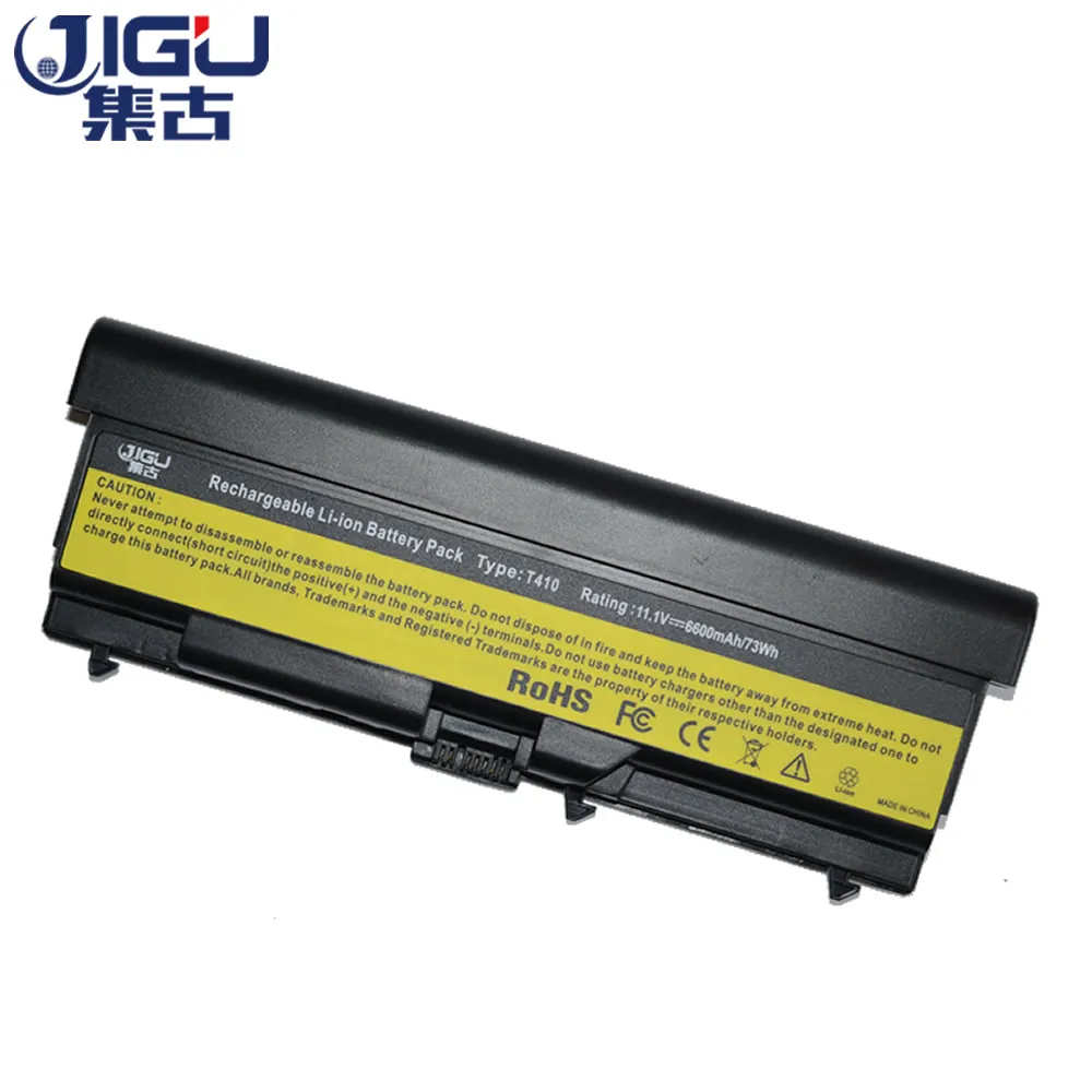 JIGU Laptop Battery For Lenovo ThinkPad L421 L510 L512 L520 SL410 SL410k SL510 T410 T410i T420 T510 T510i T520 T520i W510|laptop battery for