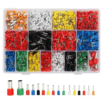 Excellway CT06 2120Pcs Wire Copper Crimp Insulated Cord Pin End Terminal 22 to 5 AWG
Excellway CT06 2120Pcs Wire Copper Crimp Insulated Cord Pin End Terminal 22 to 5 AWG
