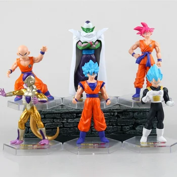 10CM Dragon Ball Super So Goku 6 pcs/set Frieza Vegeta Toy PVC Anime Figure Saiyan Model Figures Doll Decoration Kids Gift Z89
10CM Dragon Ball Super So Goku 6 pcs/set Frieza Vegeta Toy PVC Anime Figure Saiyan Model Figures Doll Decoration Kids Gift Z89