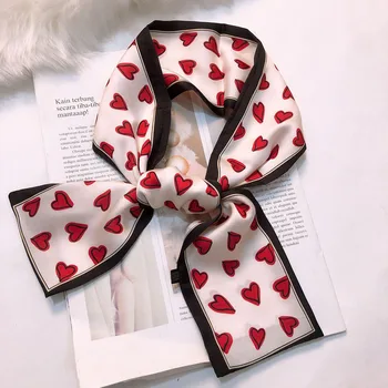 Summer women scarf INS multifunctional double-sided sunscreen printing students narrow tied neck satin long silk towel
Summer women scarf INS multifunctional double-sided sunscreen printing students narrow tied neck satin long silk towel
